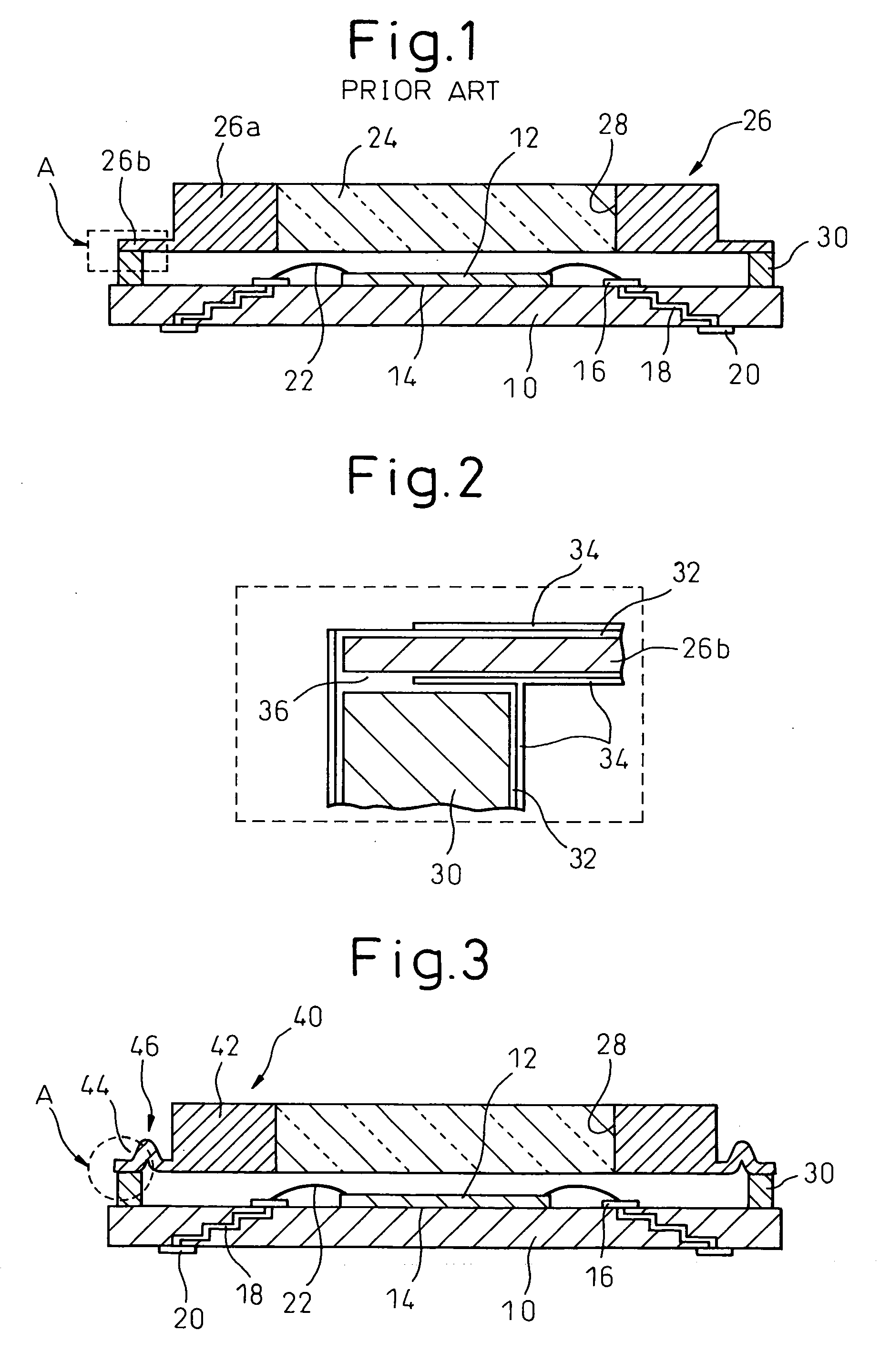 Optical element housing package