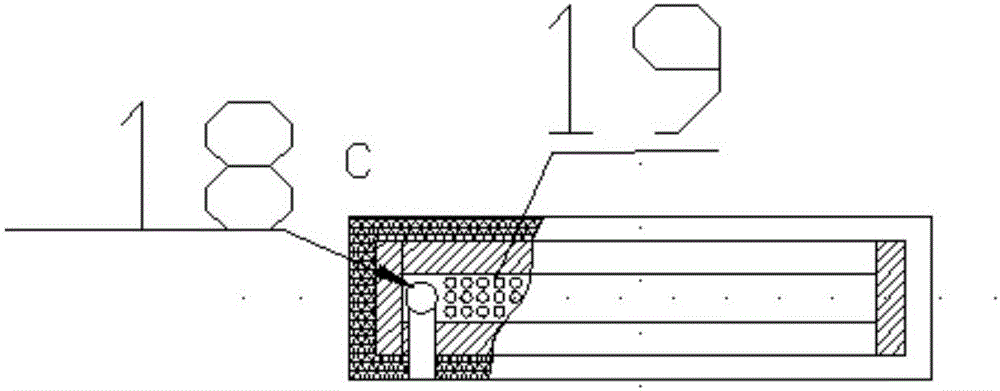 A composite submerged membrane module