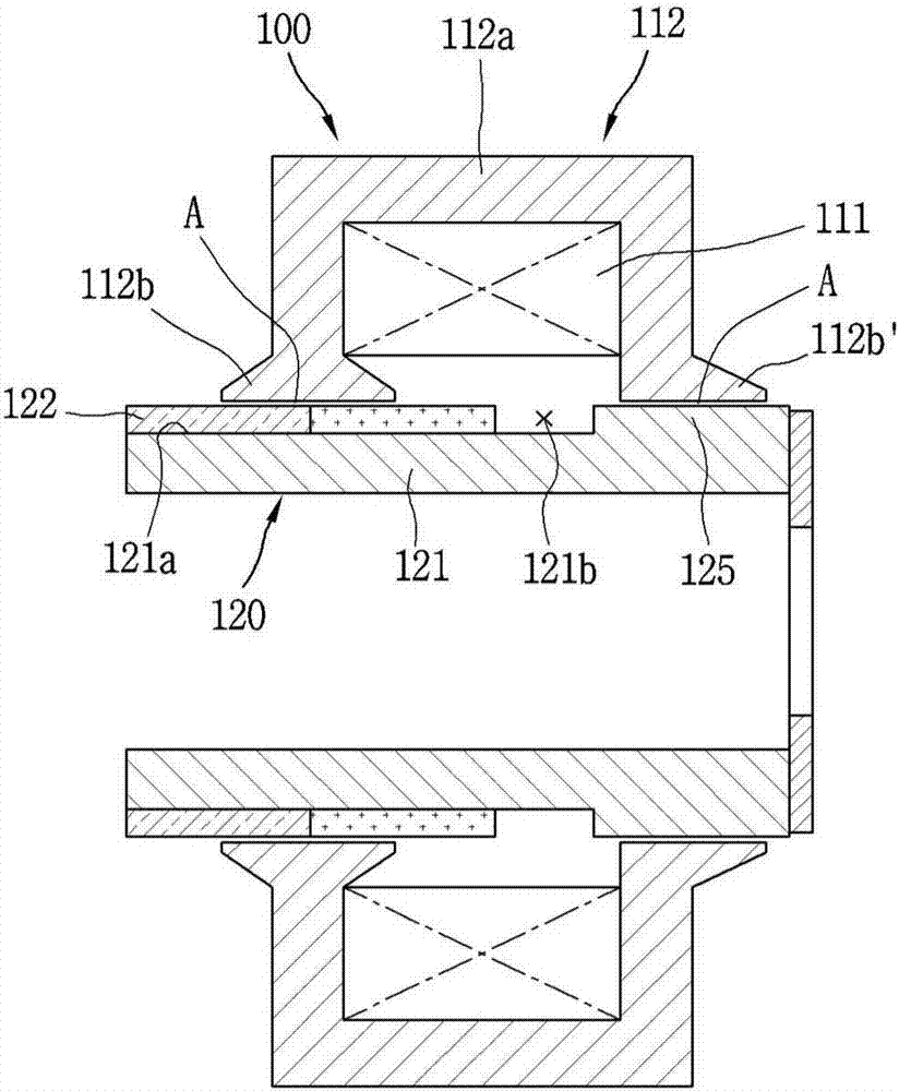 Reciprocating motor and reciprocating compressor having a reciprocating motor