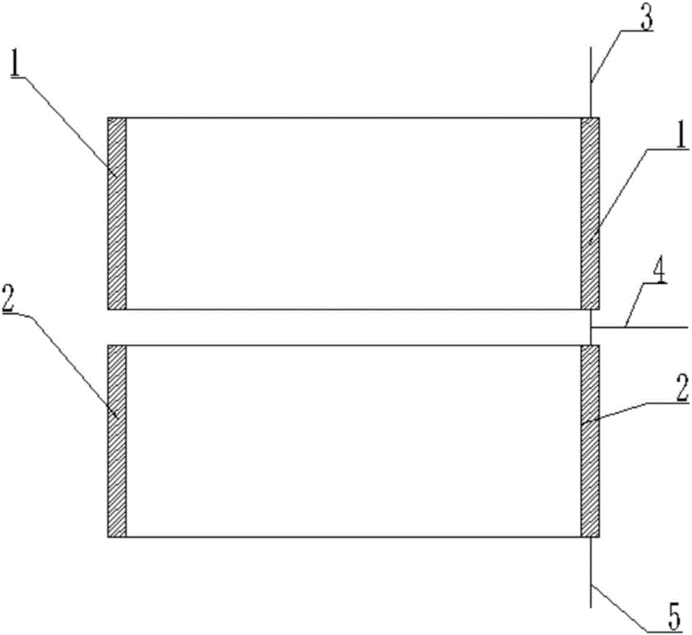 Split reactor with two symmetric branches