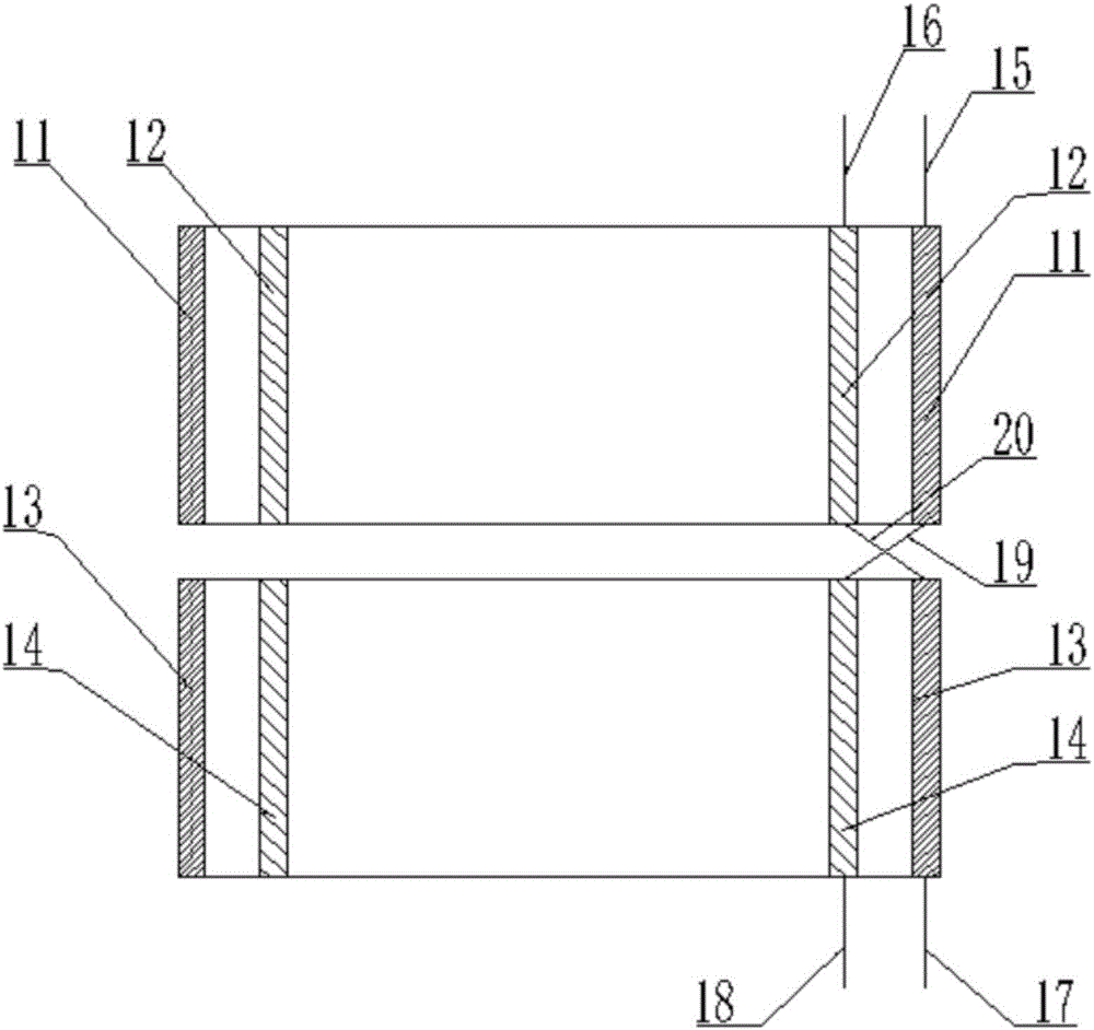 Split reactor with two symmetric branches