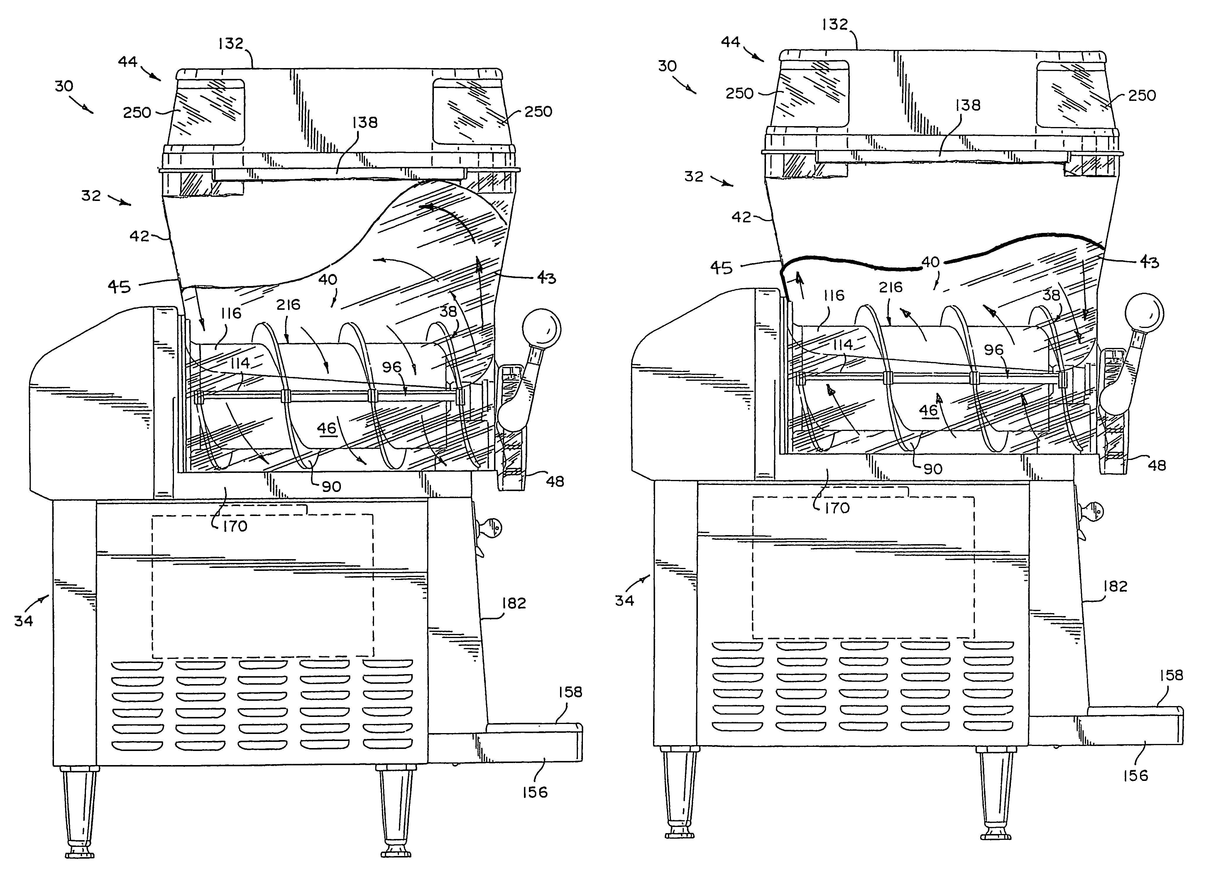 Reversing auger system