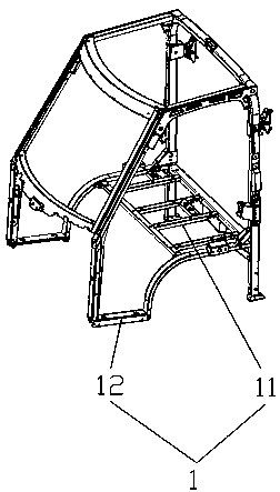 Vehicle head bottom frame welding structure