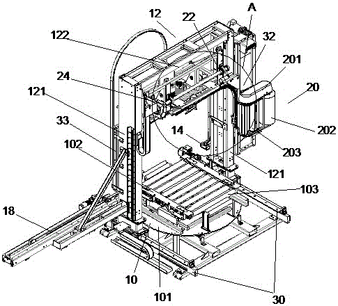 Bundling and winding integration packing machine