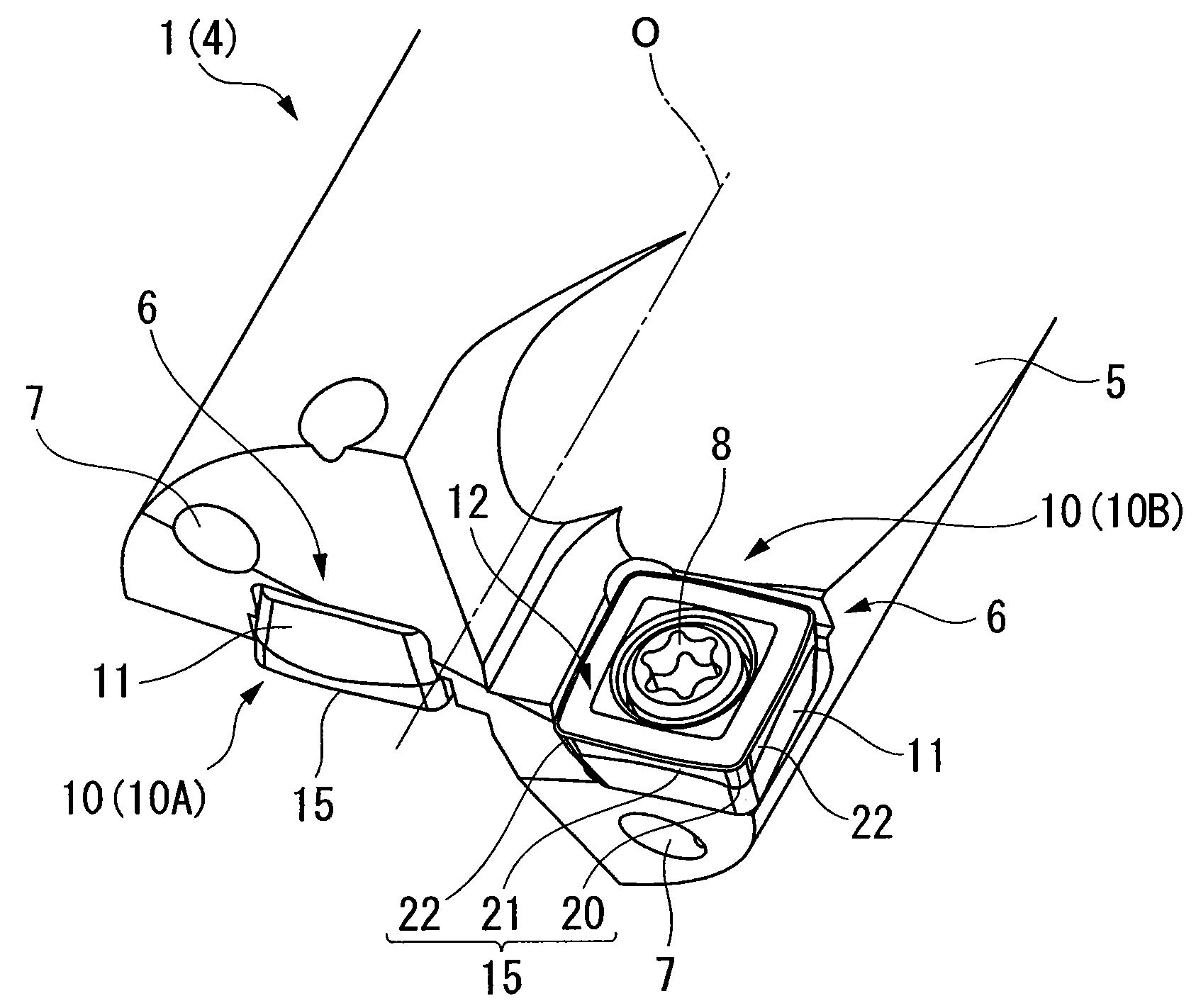 Insert for drill and indexable insert drill