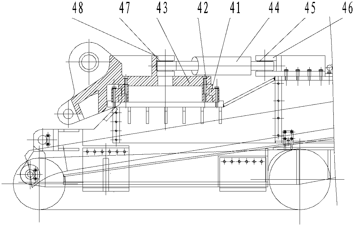 Comprehensive mechanization stone drift heading machine set