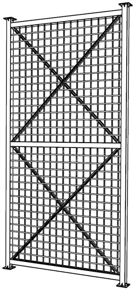 Prefabricated truss type light steel frame-rebar mesh-foamed concrete composite wall