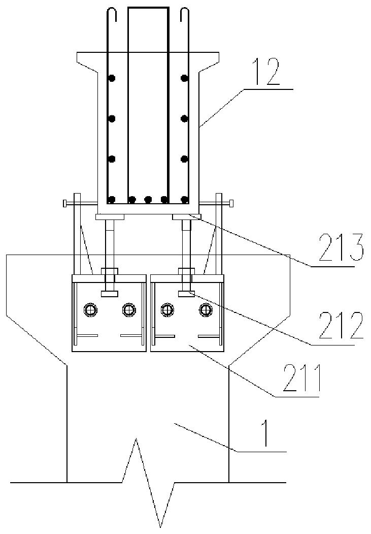 Support-free mounting method of fabricated concrete frame building