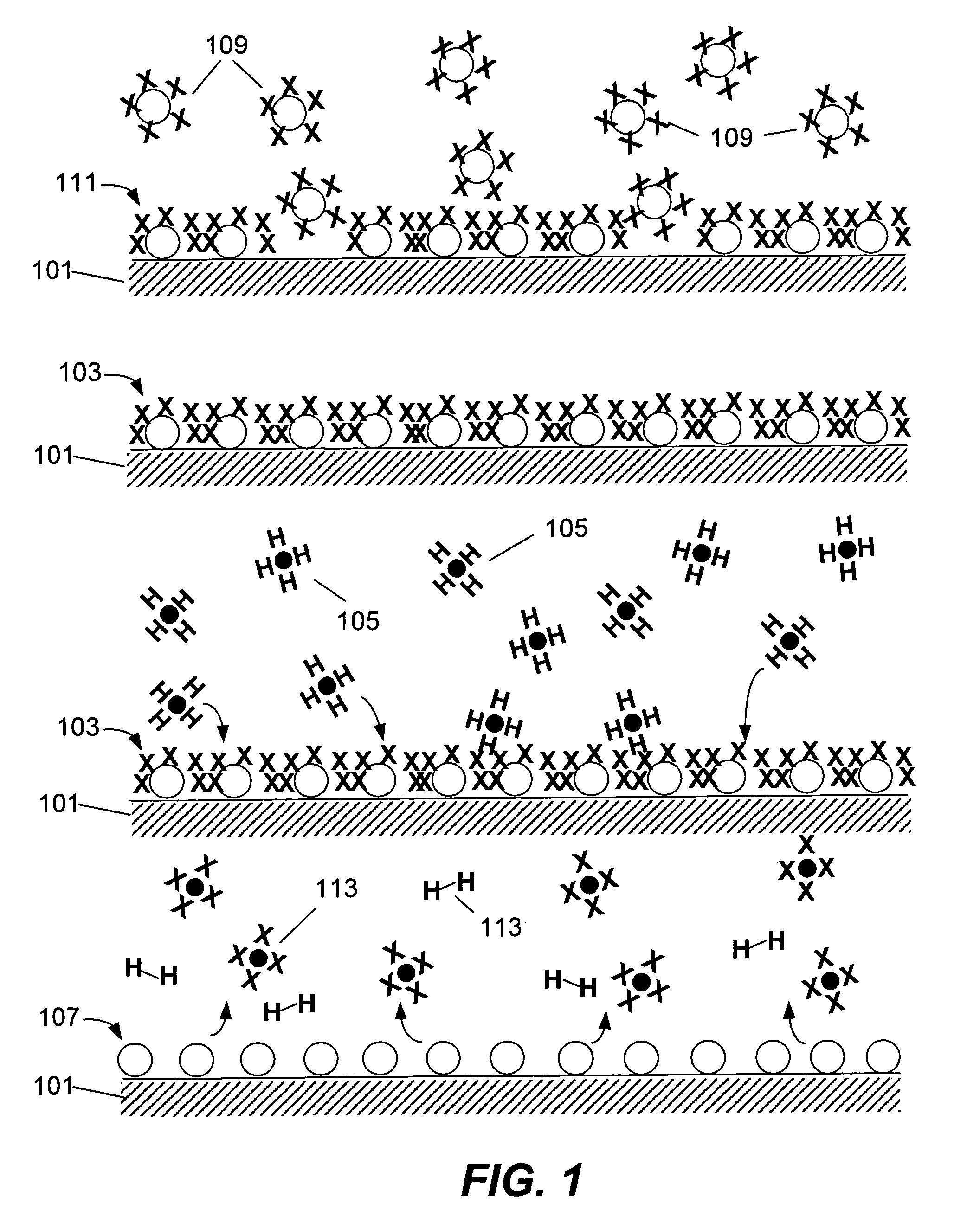 ALD of tantalum using a hydride reducing agent