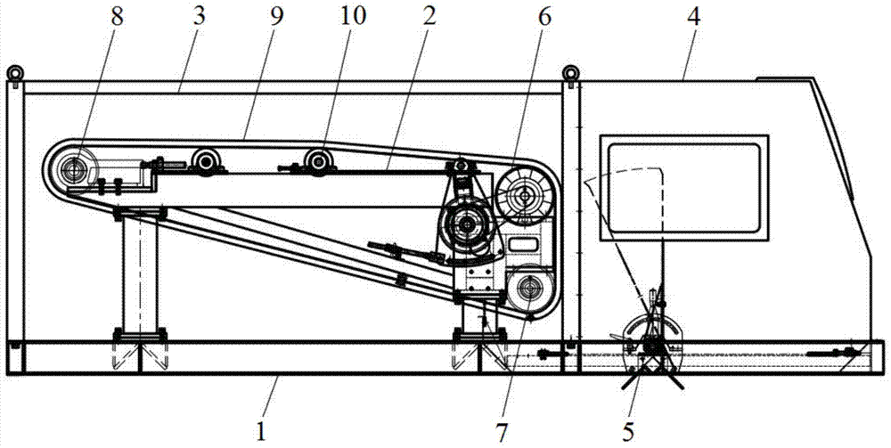 A high-frequency eddy current non-ferrous metal separator