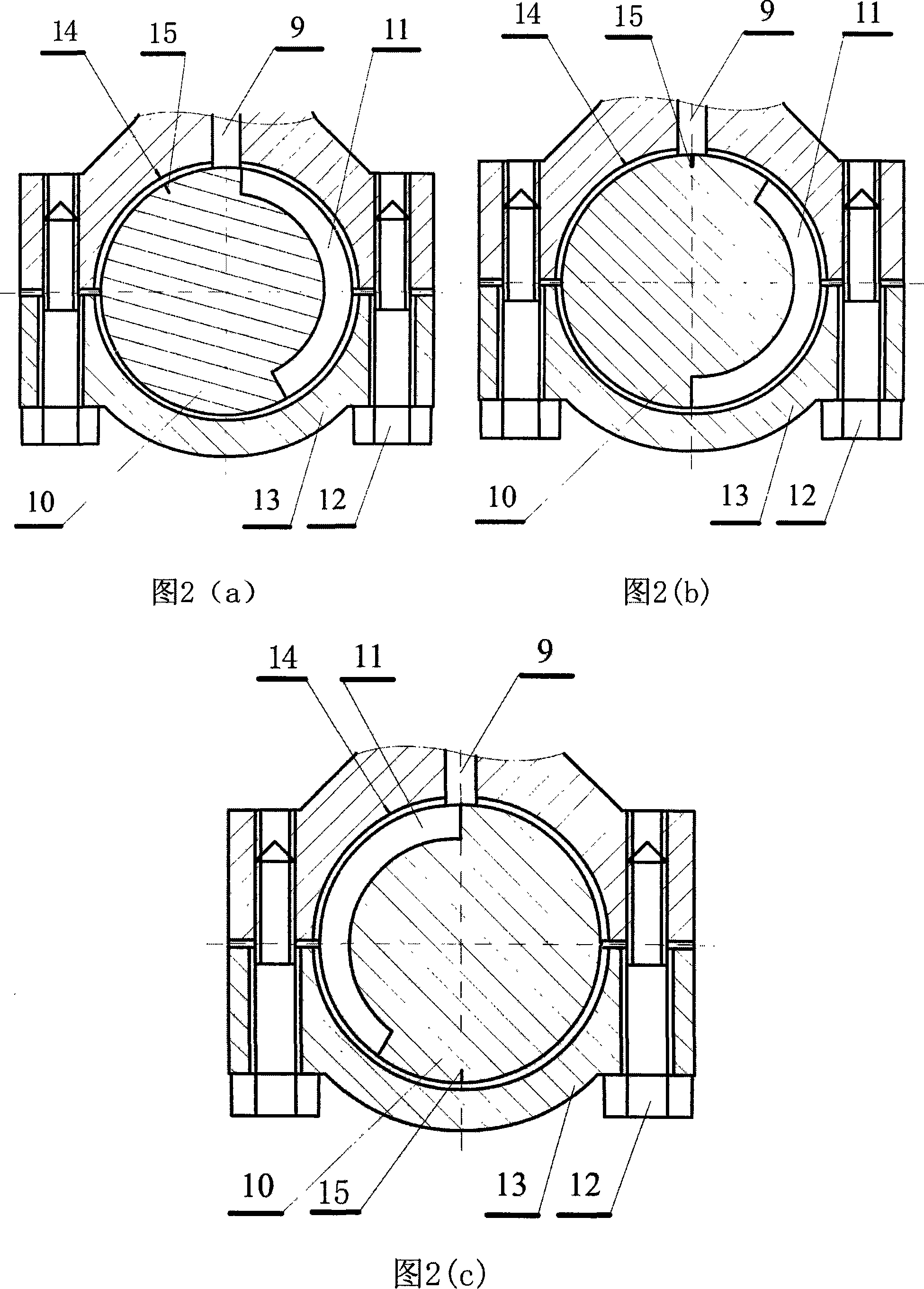 Self-adaption compression ratio variable engine