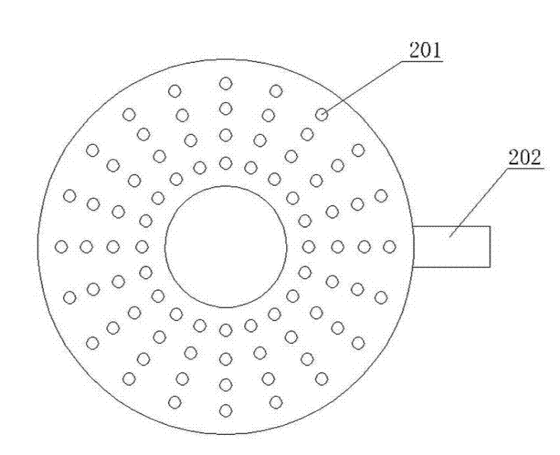 Gasification combustor for biomass granules