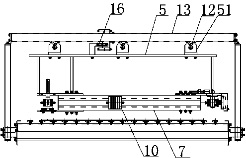 Filled bottle conveying device provided with bottle-storage buffering mechanism