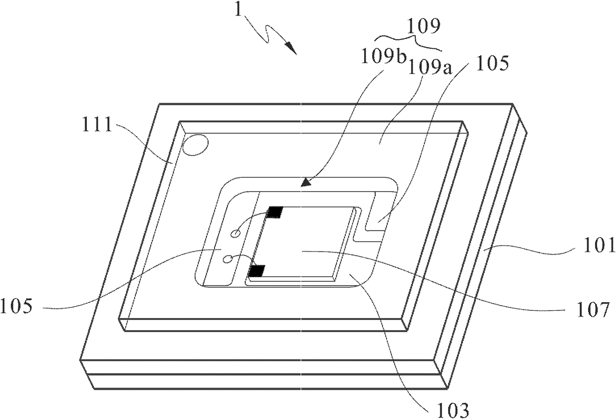 Light emitting diode device for a micro projection system