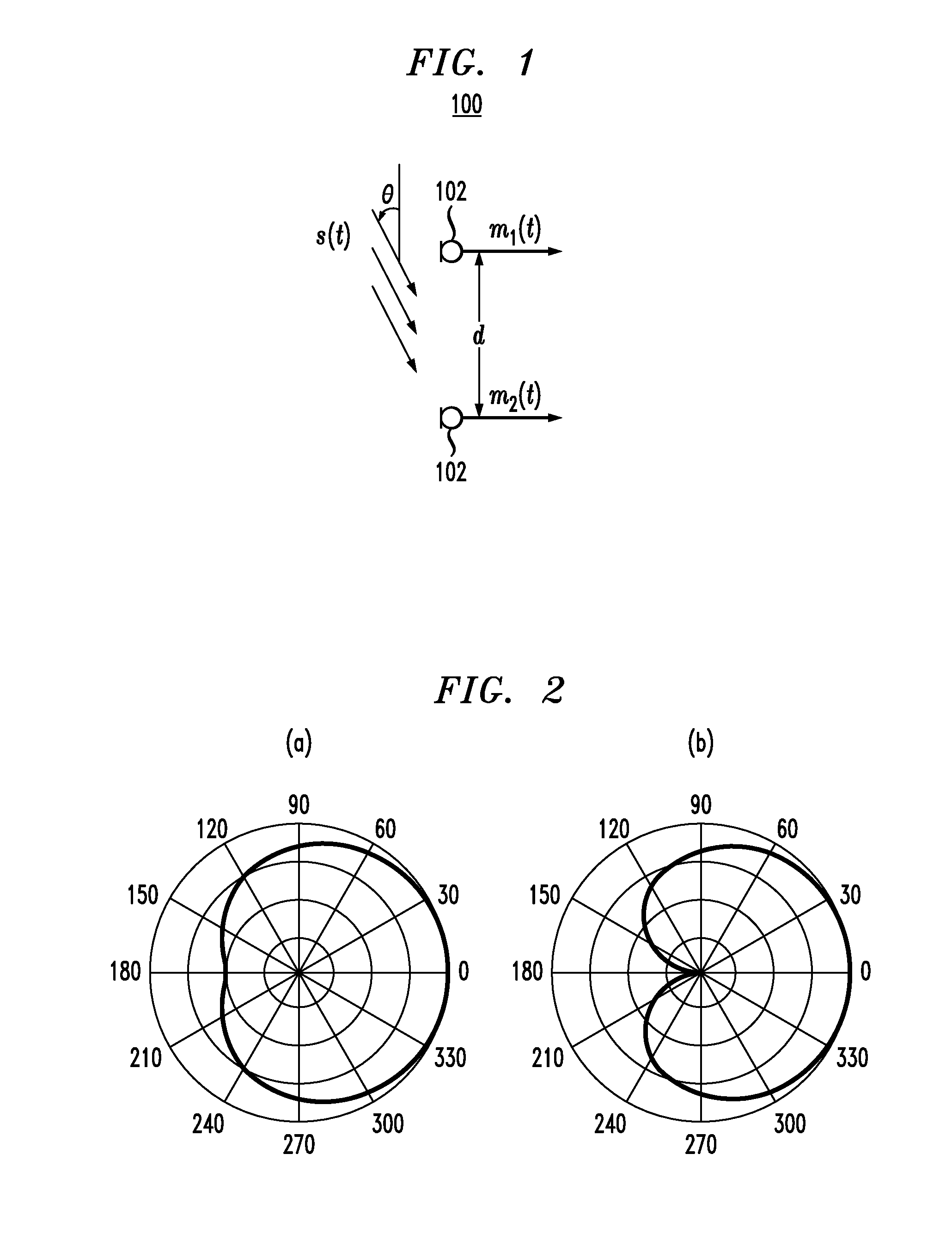 Noise-reducing directional microphone array