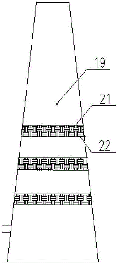 Small garbage incineration tail gas treatment system and treatment technology thereof