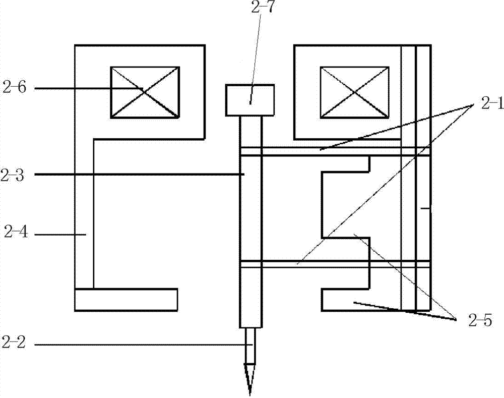 Magnetic suspension contact pin type displacement sensor for micro-topography measurement