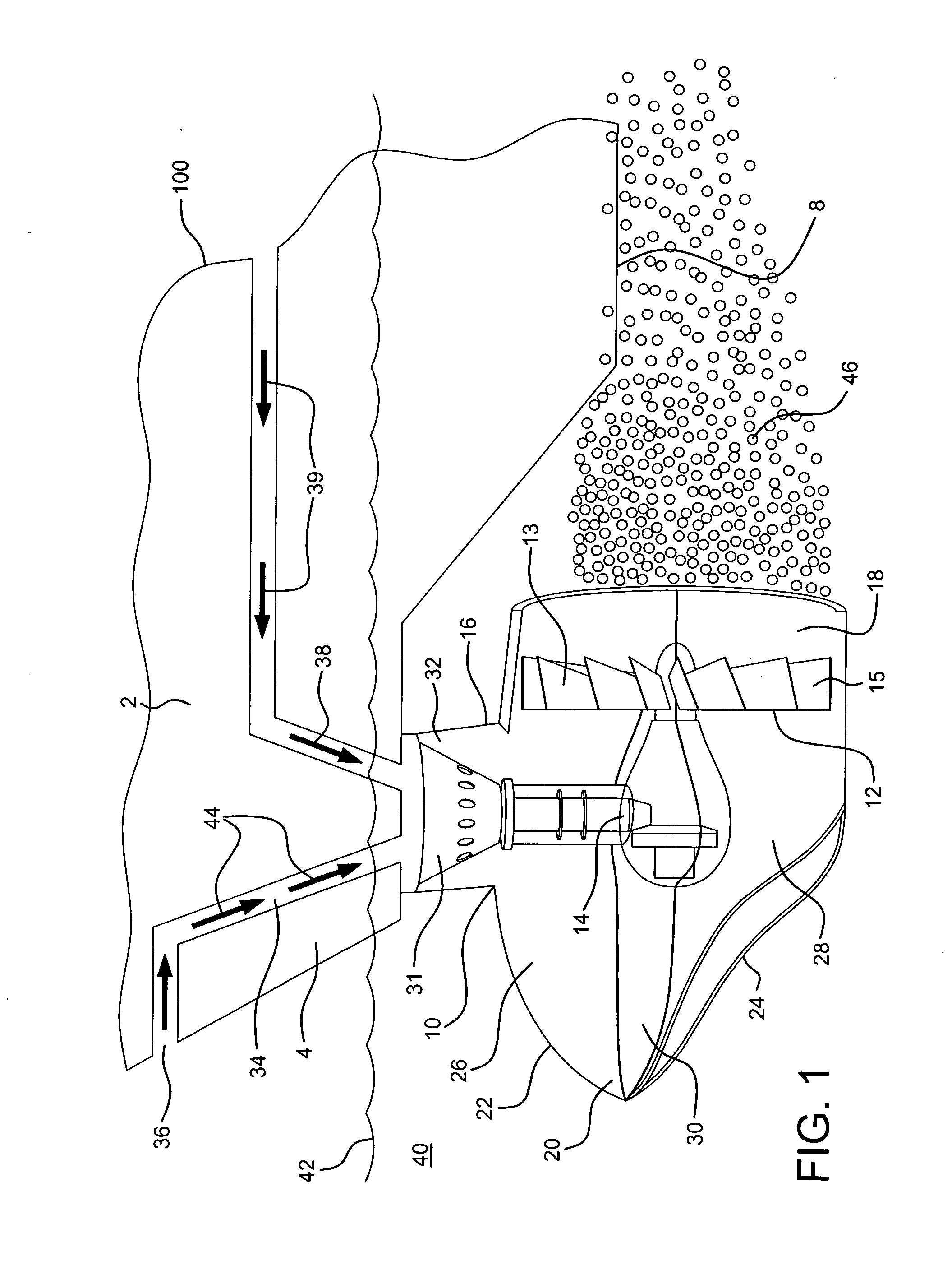 Gaseous fluid vessel propulsion system