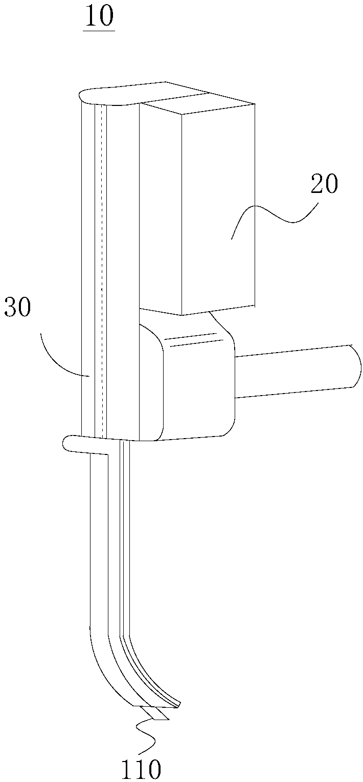 Trachea cannula guiding device