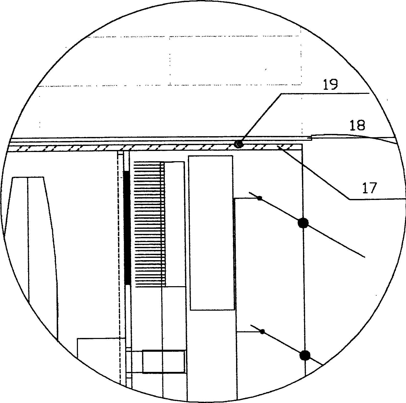 Convection type air purifying exchanging method and its exchanger