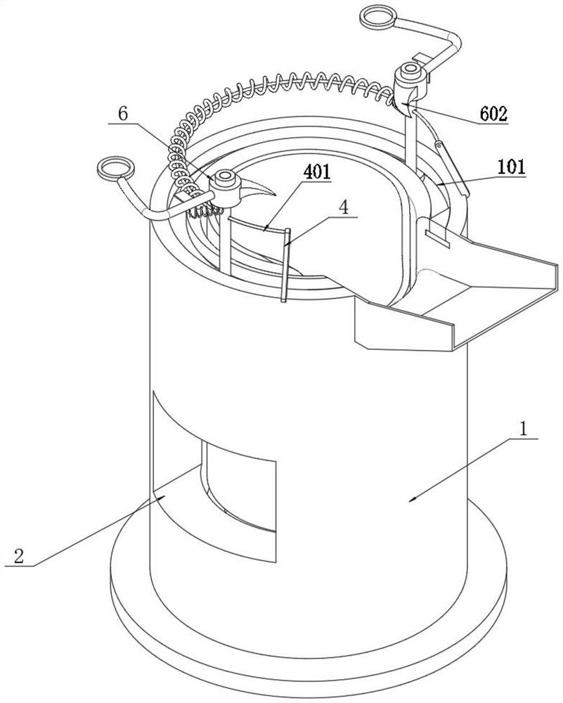 Auxiliary removal device for burr margin blank based on mud blank stamping mechanism