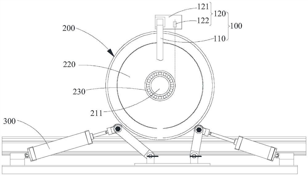 Automatic identification device, derusting machine for railway wagon wheelset and identification method