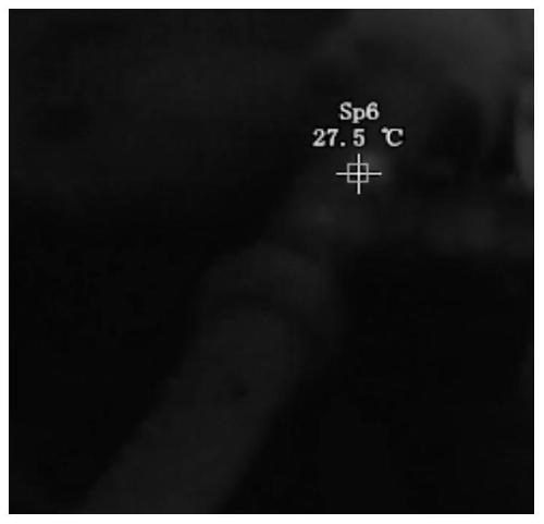 Method and device for weak fault diagnosis of fracturing equipment based on infrared thermal image