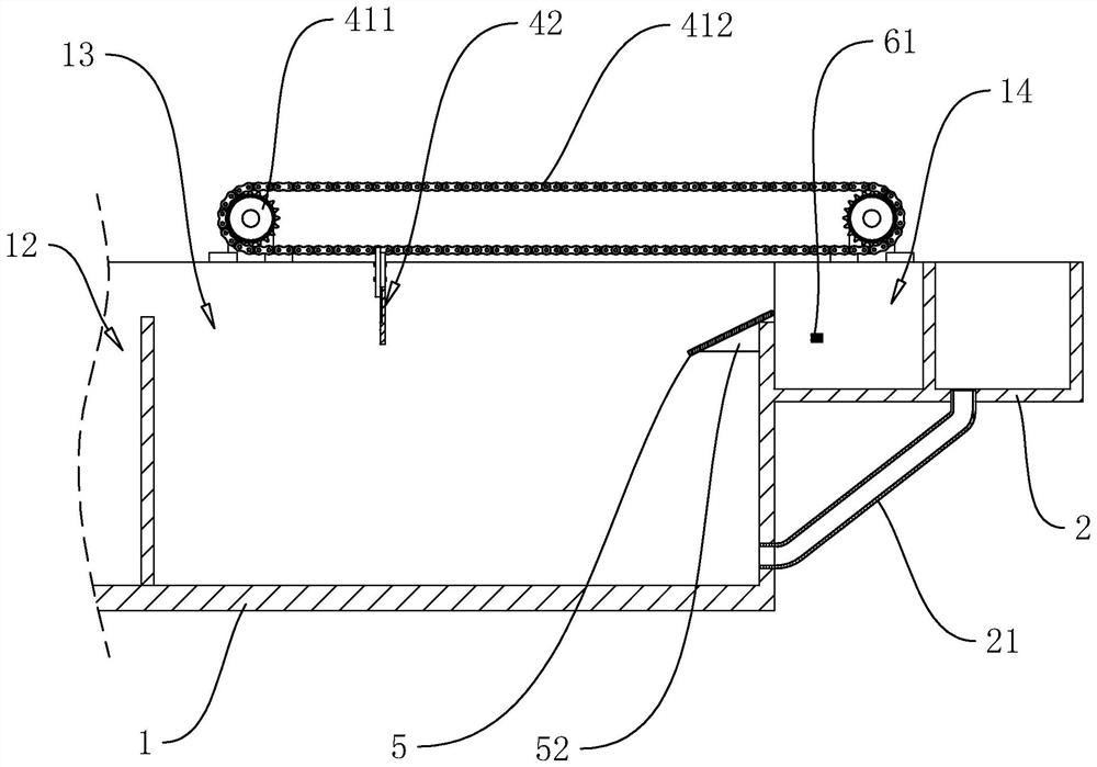 Papermaking sewage air flotation treatment equipment