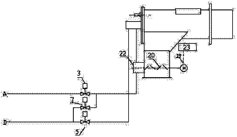 Burning control system of fuel oil burner