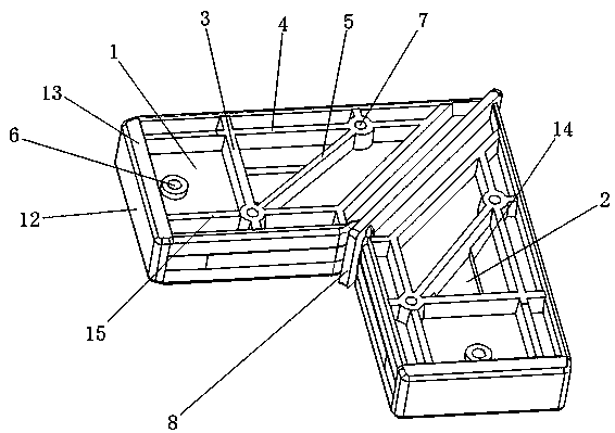 Right-angle connecting piece