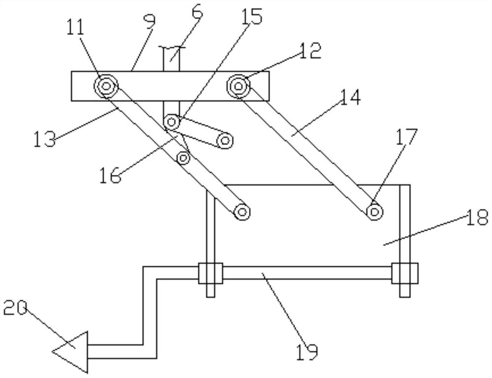 Automatic auxiliary mechanism for flowing aluminum water tank of aluminum furnace