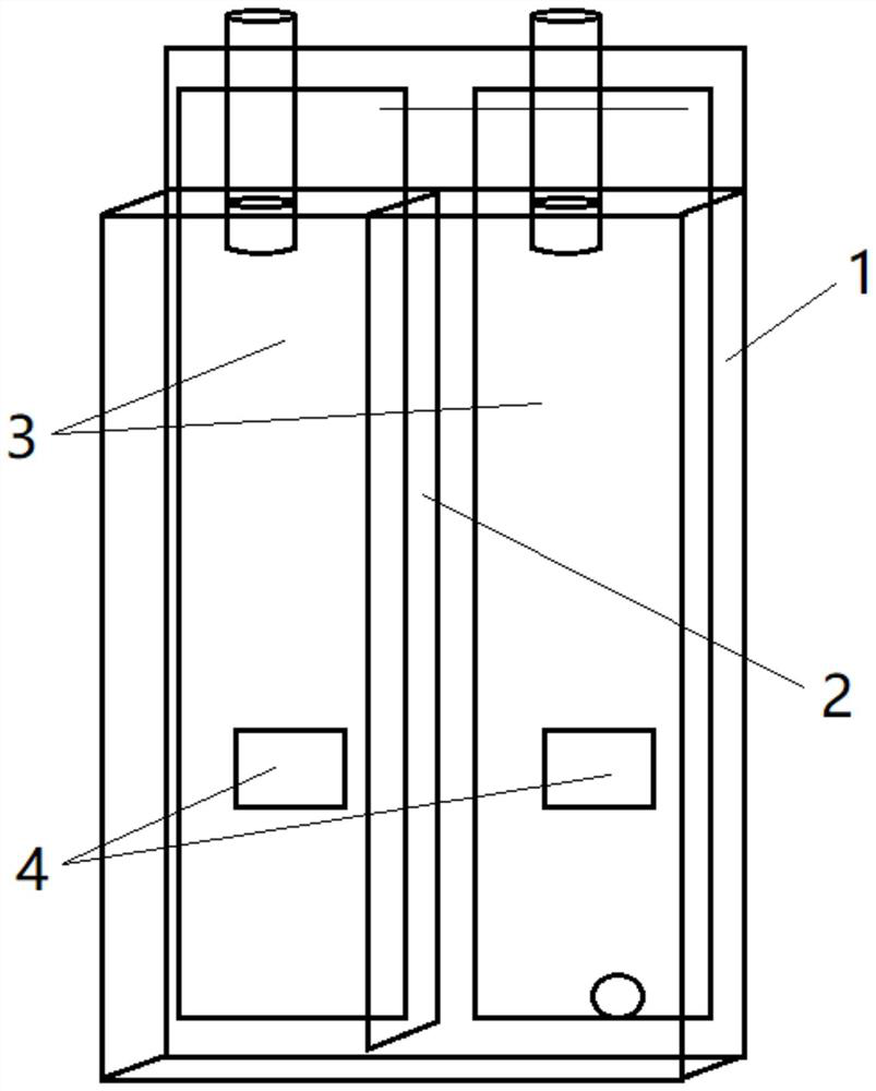 Integrated portable photovoltaic water electrolysis hydrogen production device and hydrogen production system