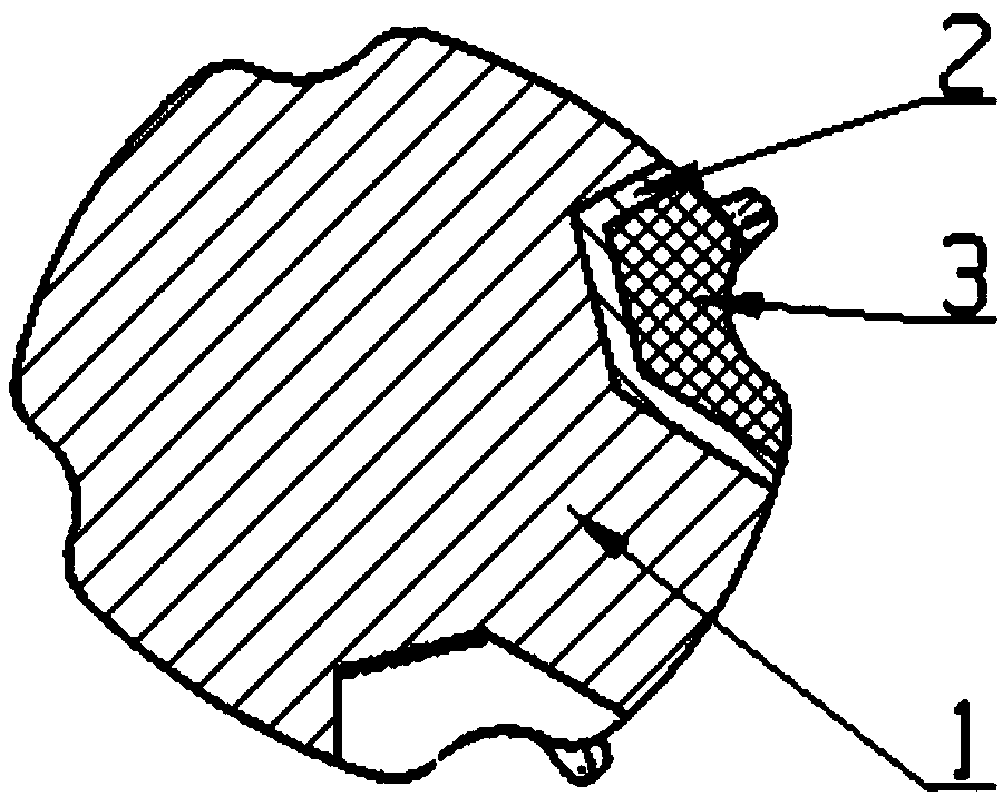 Sand core chilling block combined structure and design method