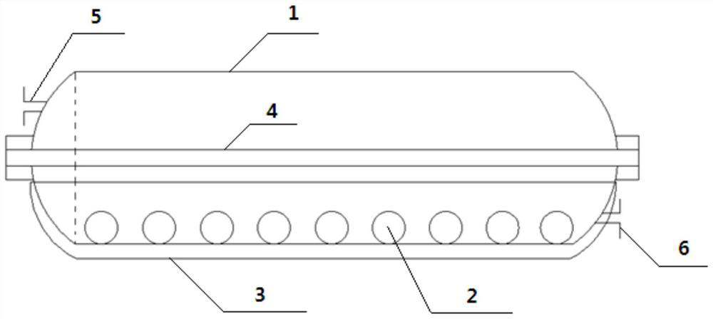 A photocatalytic reaction device and process for treating rose bengal b high-salt wastewater