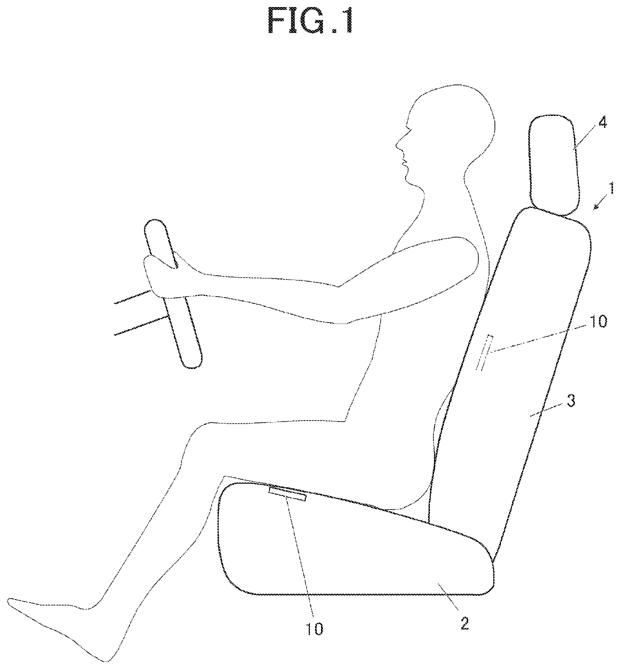 Biological sensor and vehicle seat