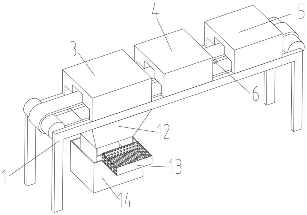 Flash removal device after integrated circuit packaging