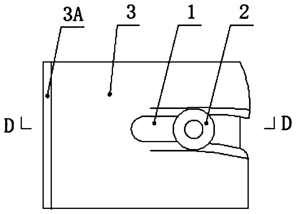 Pin fastening component