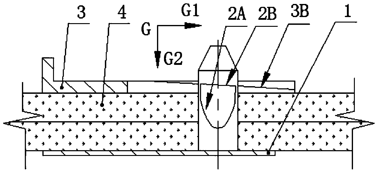 Pin fastening component