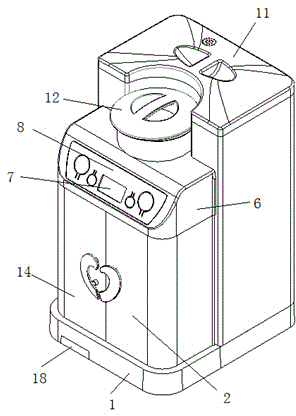 Intelligent constant temperature rapid milk preparing machine