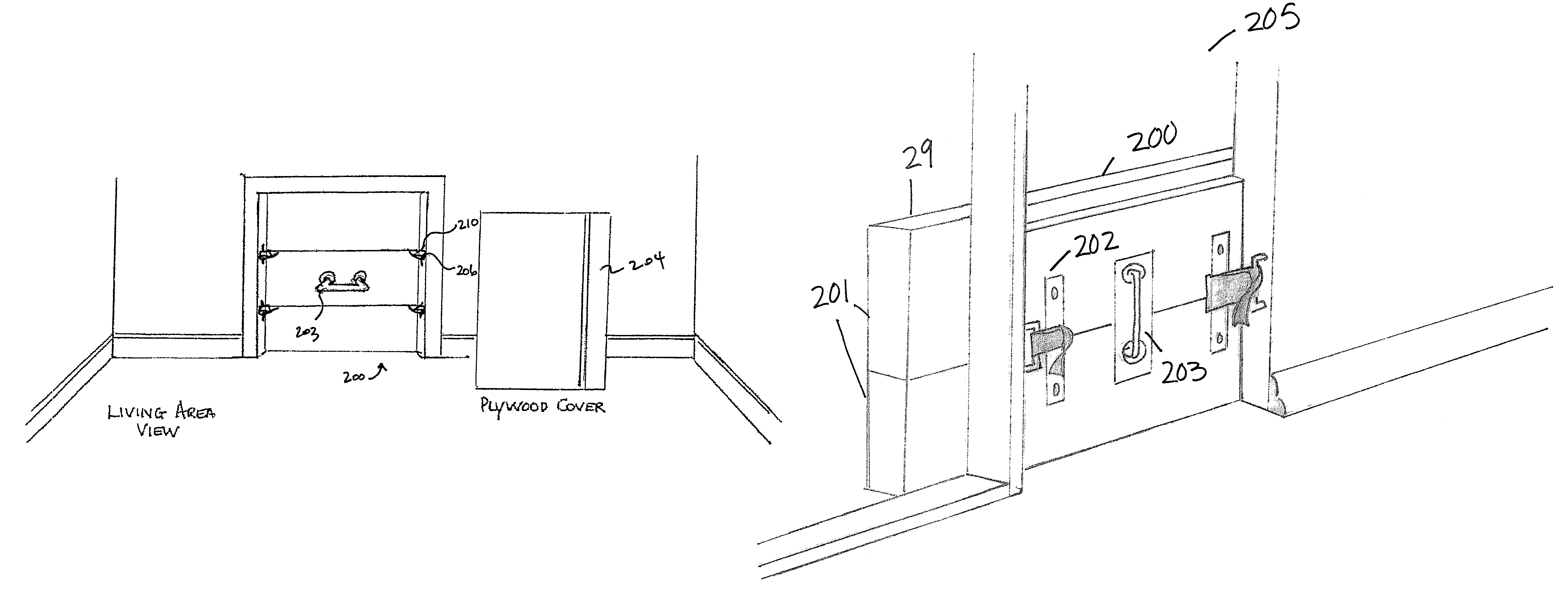 System for insulating attic openings