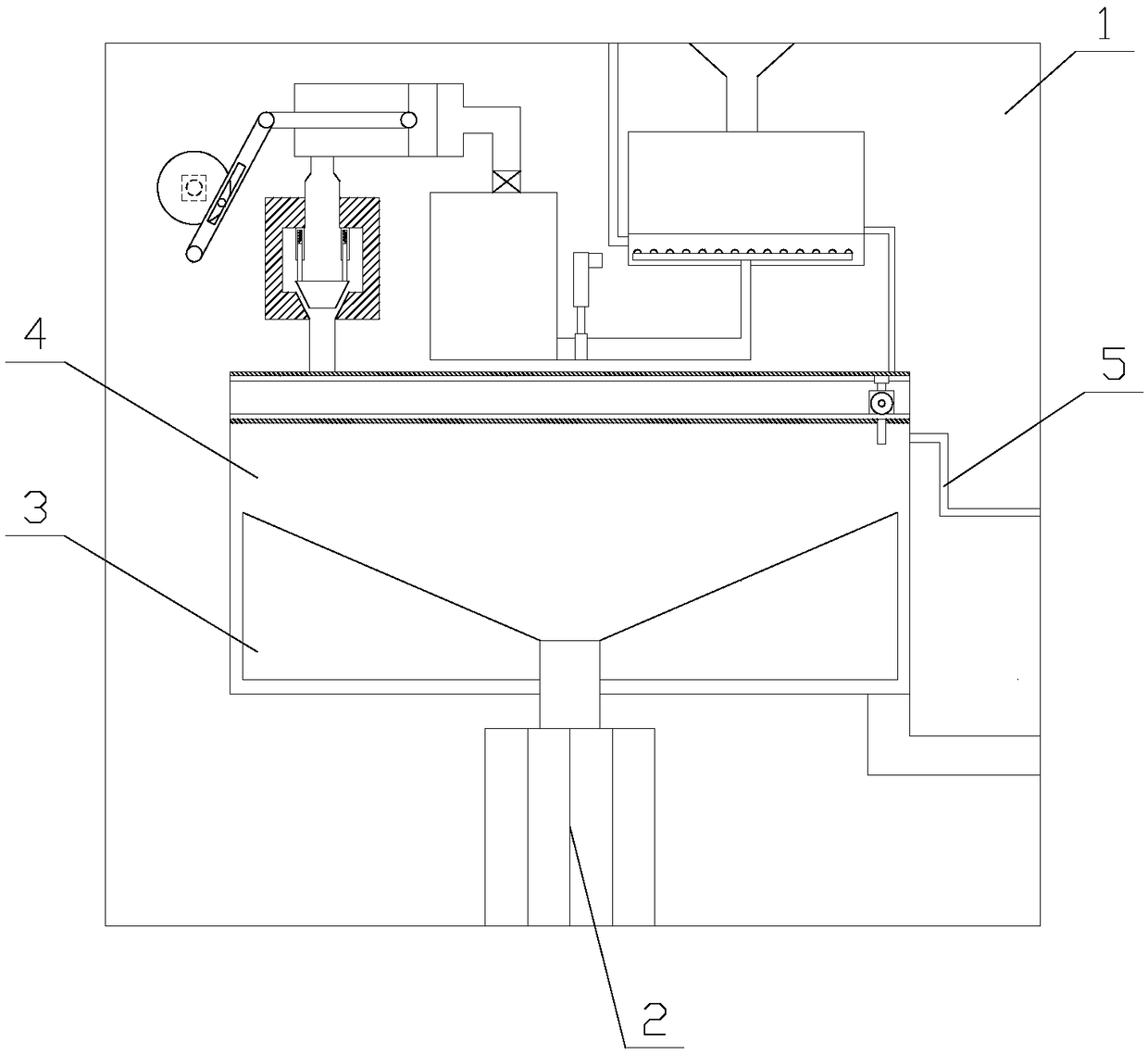 Special aluminum alloy production equipment with high production precision