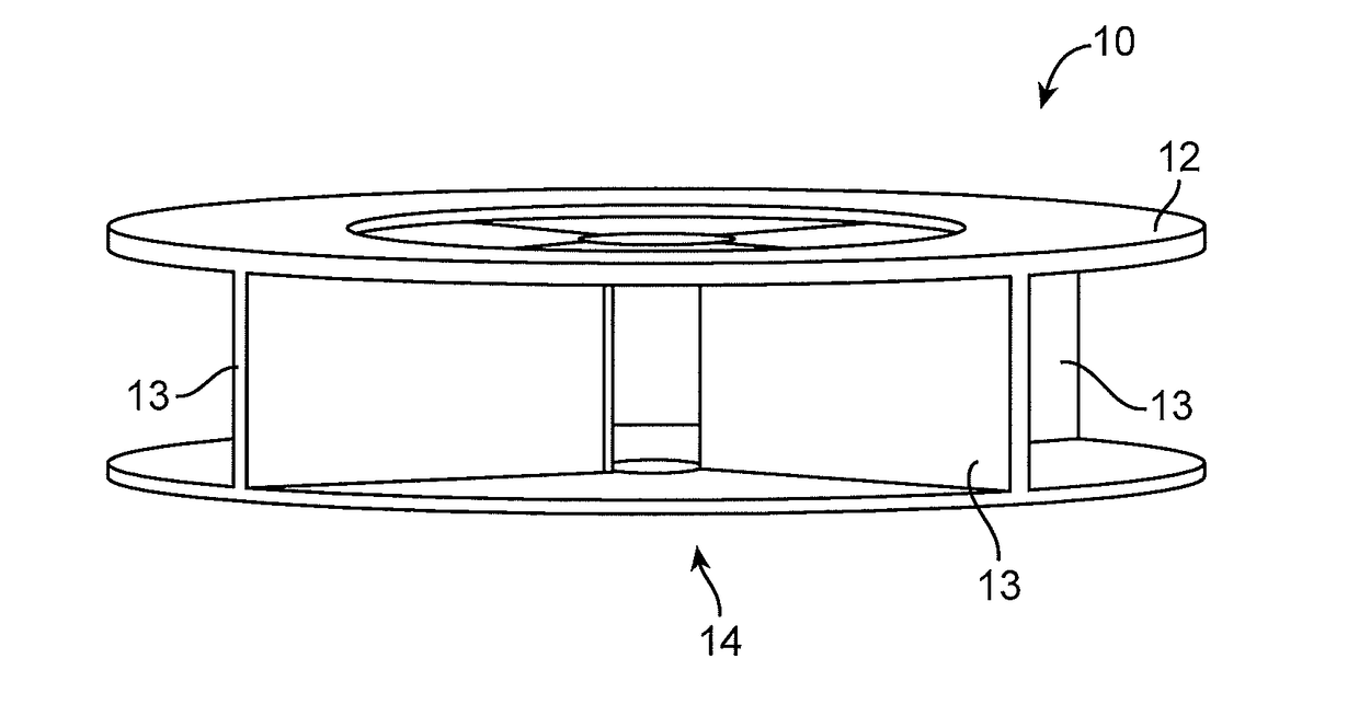 Magnetic flux coupling structures with controlled flux cancellation