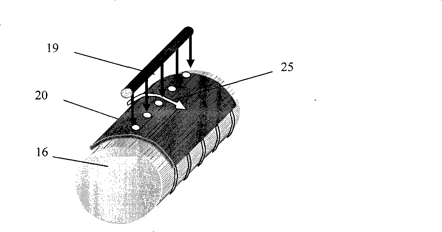 Electrolytic machining technique and device for small bore diameter inner wall surface fine groove