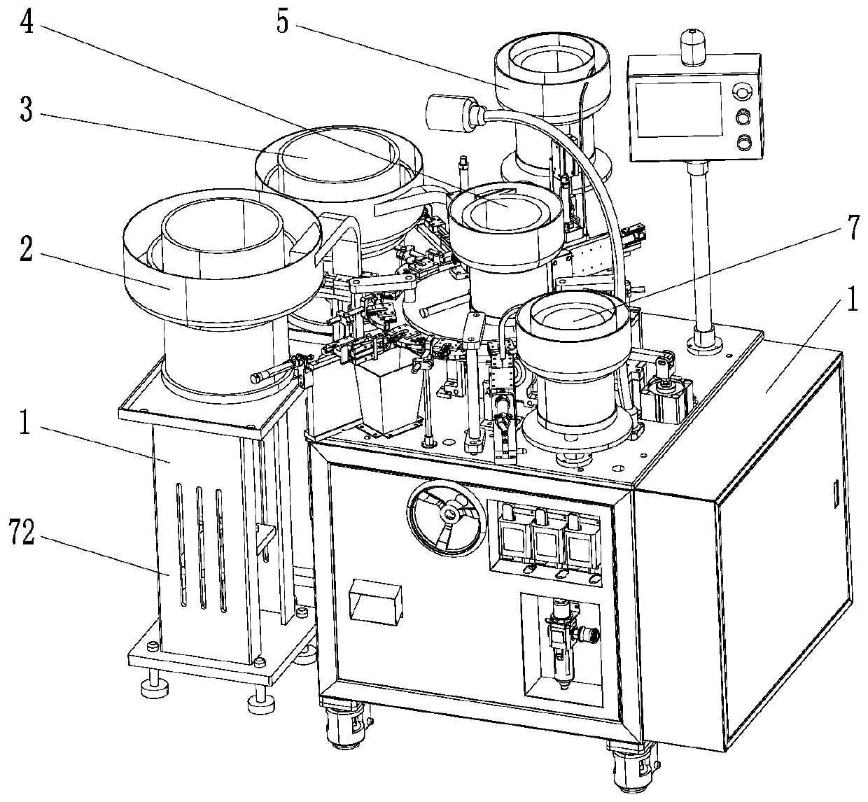 Automatic fastener assembling equipment