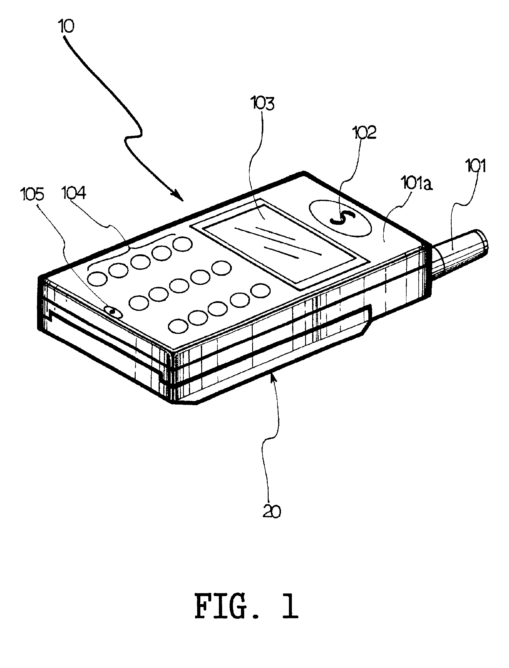 Portable communication device for minimizing specific absorption rate (SAR) value of electromagnetic waves