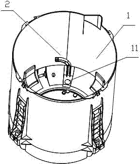 Washing machine outer tub parts and automatic washing machine