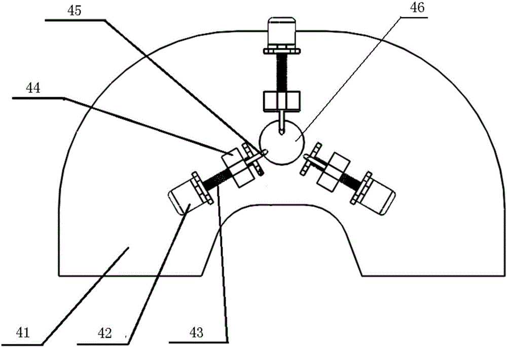 Rolling and ploughing-extrusion device and method for manufacturing three-dimensional internal and external finned tubes