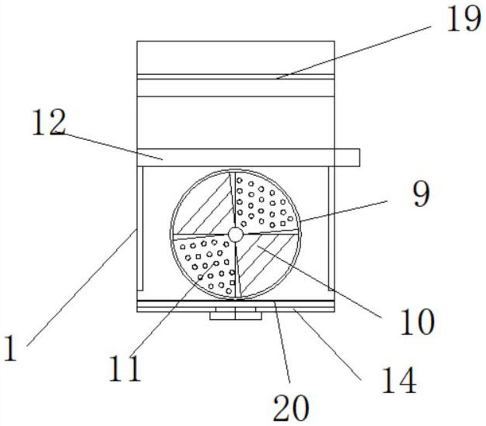 Scouring box device for knitwear and textile aftertreatment