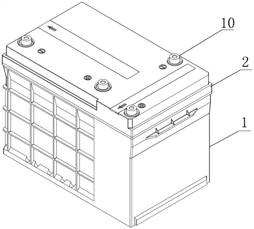 New energy automobile start-stop starting battery