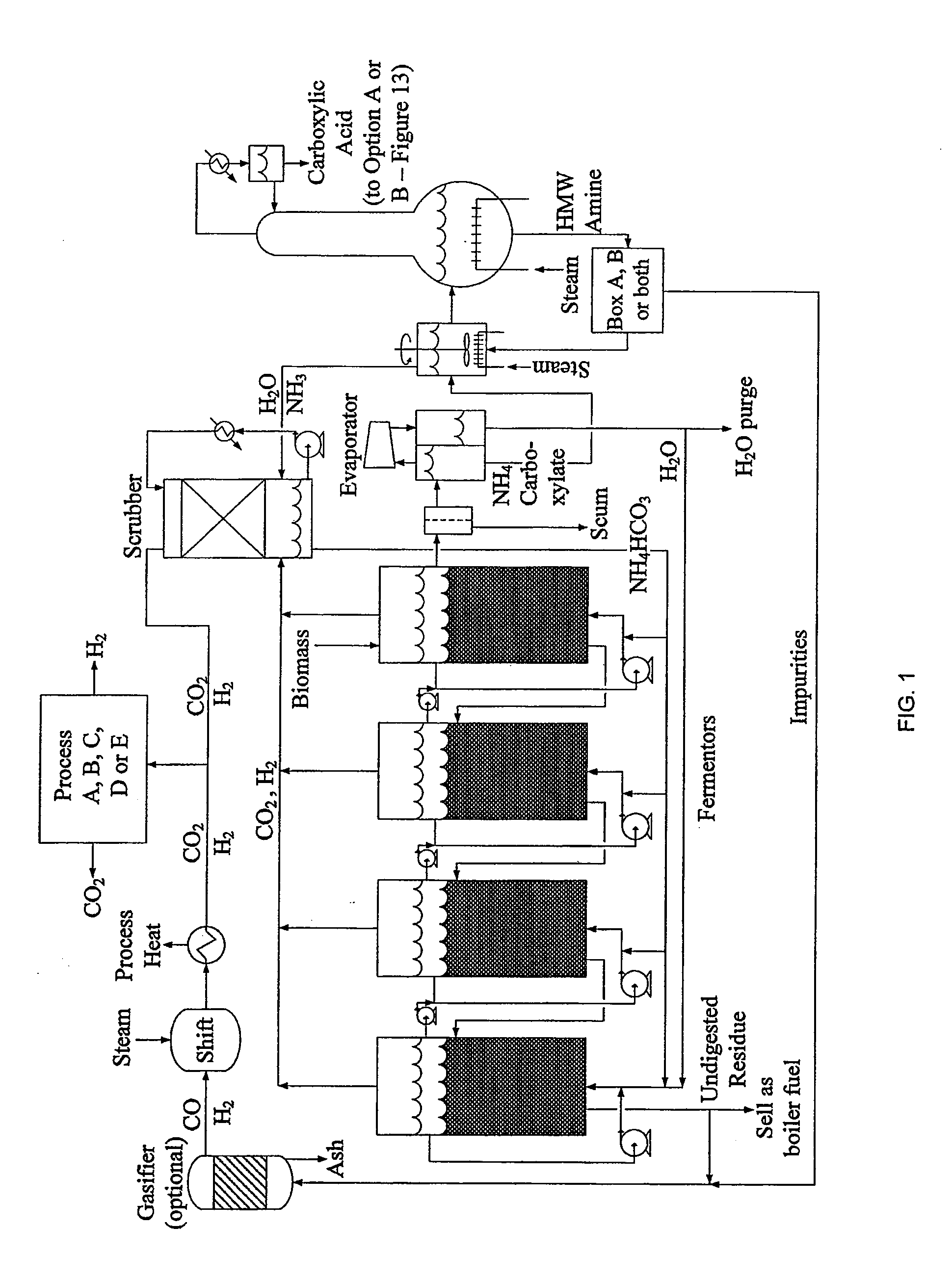 Hydrogen Processing, And Impurity Removal And Cleaning Methods In A Biomass Conversion Process